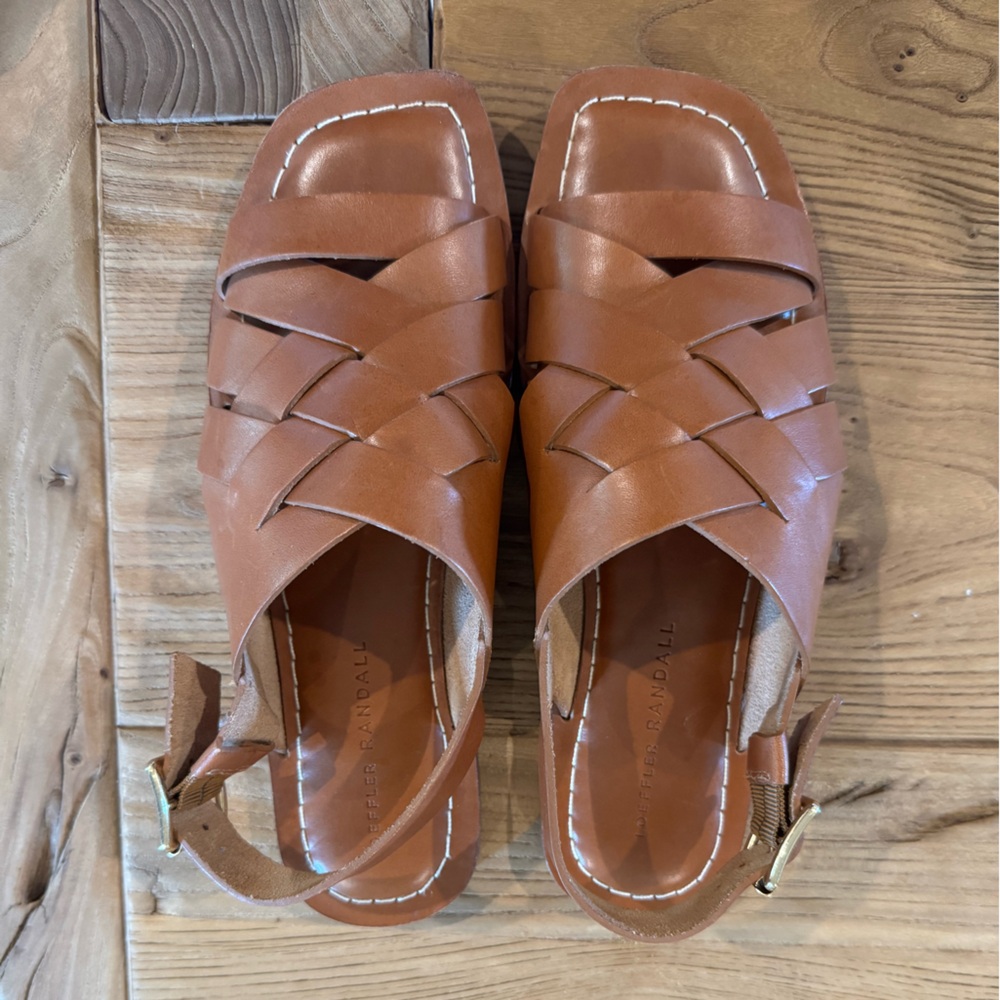 Women's Brown Leather Sandals